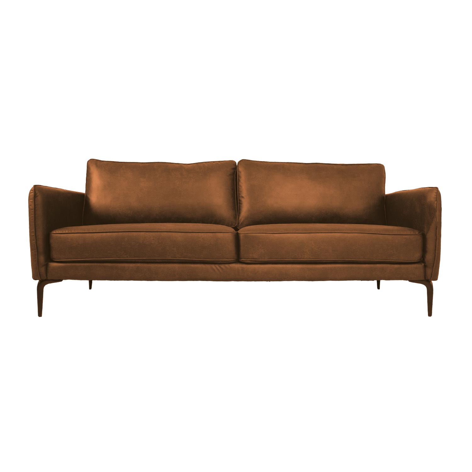 Sofa, ruda, 195 × 83 × 82 cm, 3 vietų 2