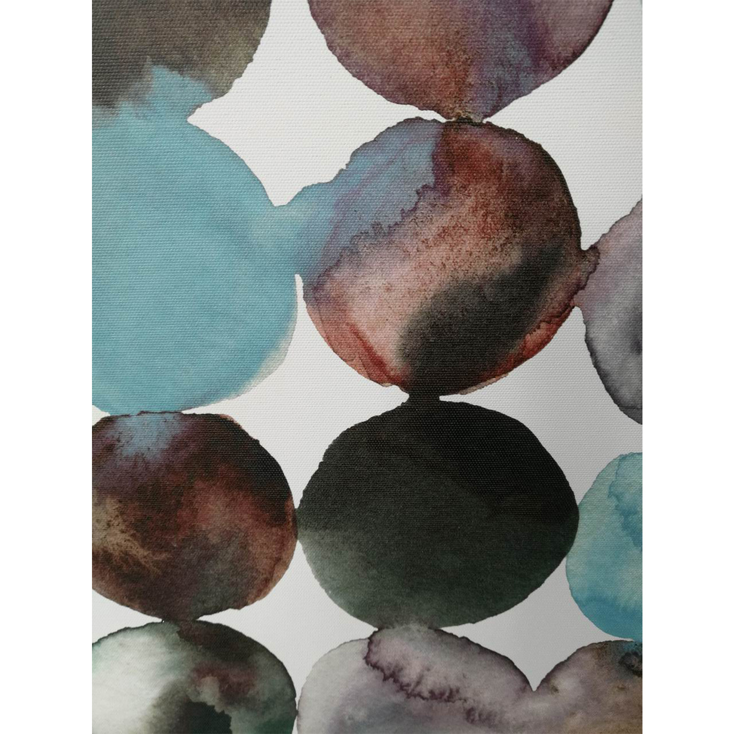 Sieninis paveikslas ant drobės, mėlynas, 60 × 60 cm