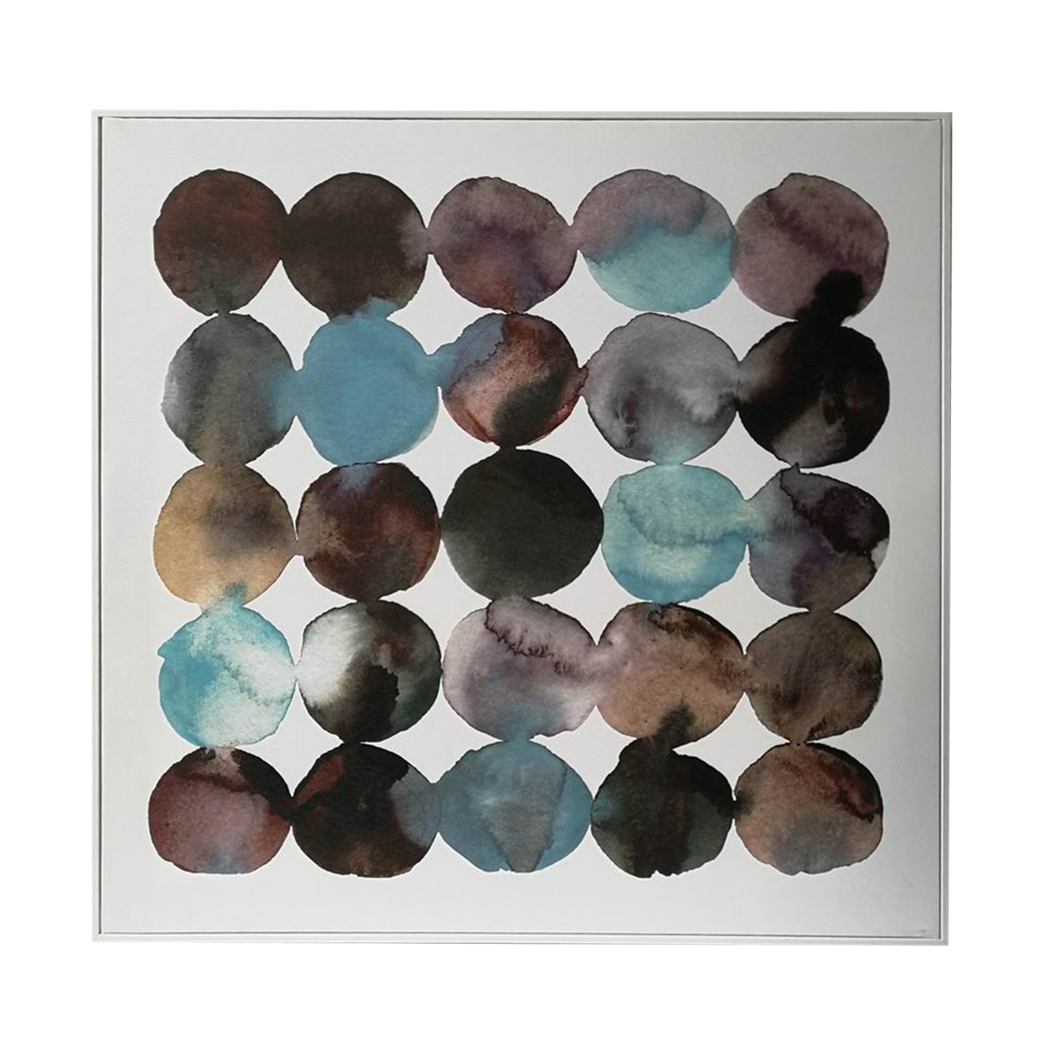 Sieninis paveikslas ant drobės, mėlynas, 60 × 60 cm