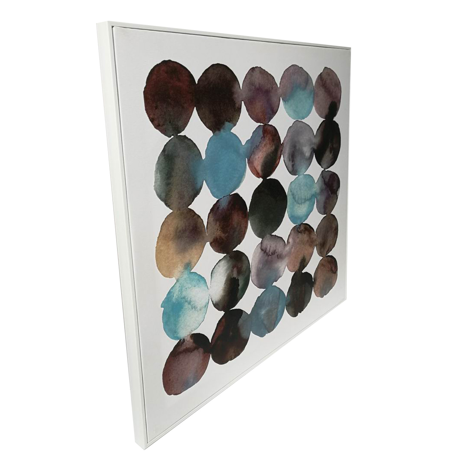 Sieninis paveikslas ant drobės, mėlynas, 60 × 60 cm 2