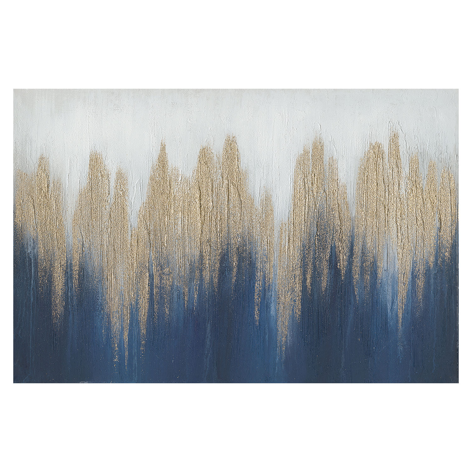 Aliejinis paveikslas ant drobės „Abstraktus miškas“, 80 × 120 cm