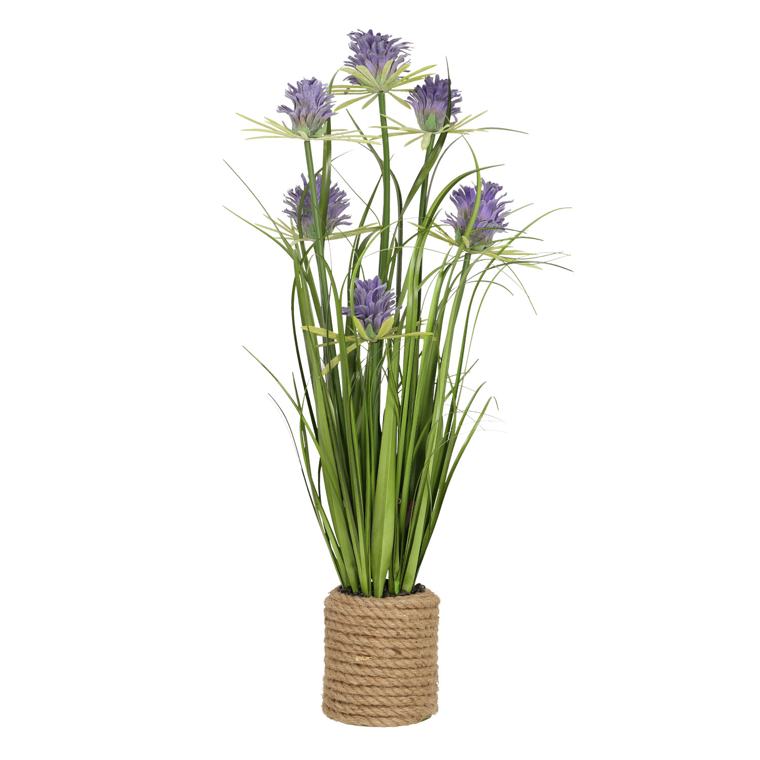 Mākslīgā krizantēma IN GARDEN podā, violeta