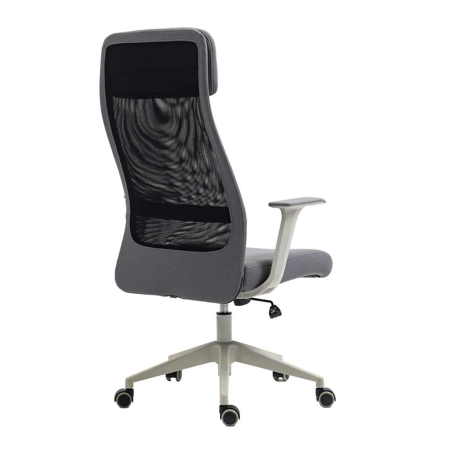 Biuro kėdė su sinchroniniu mechanizmu, pilka/juoda, 67 x 62 x 113–124 cm 3