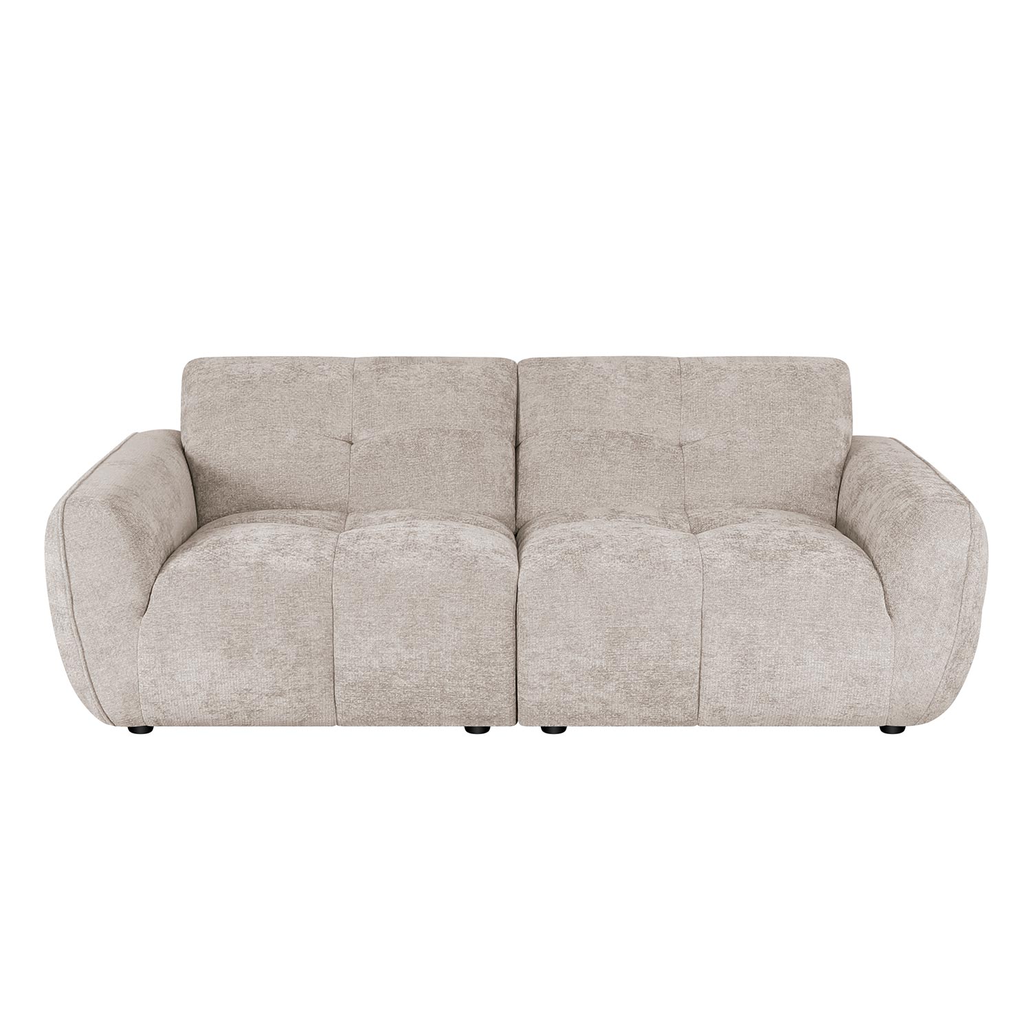 Sofa dvivietė, šviesiai ruda, 194 × 96 × 81 cm