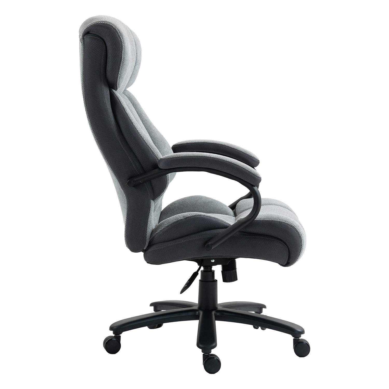 Biuro kėdė XXL, pilka, 71 × 71 × 117–127 cm 2