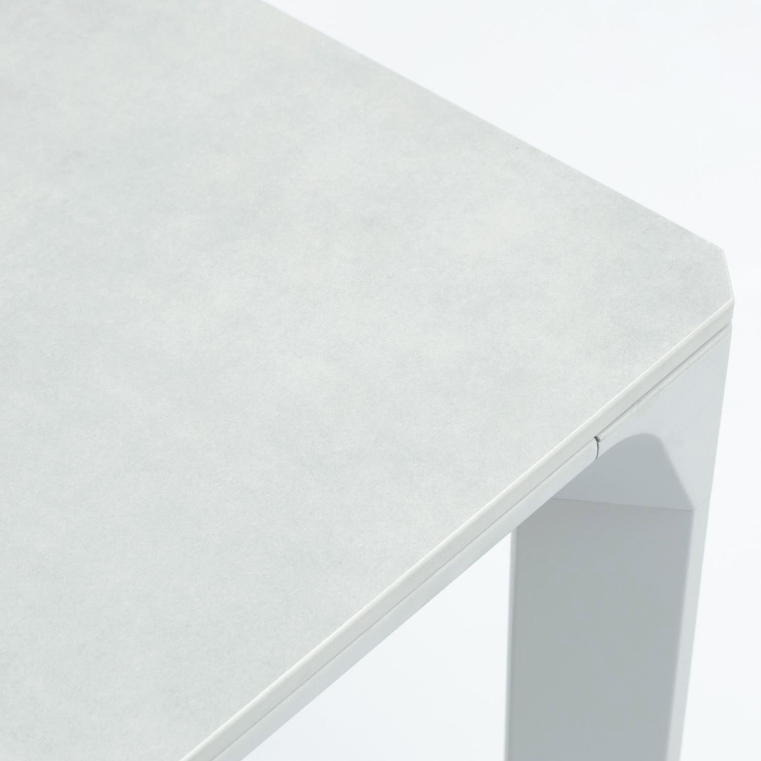 Lauko stalas MELROSE su sukepinto akmens stalviršiu, smėlio spalvos, 180 × 90 × 75 cm 3