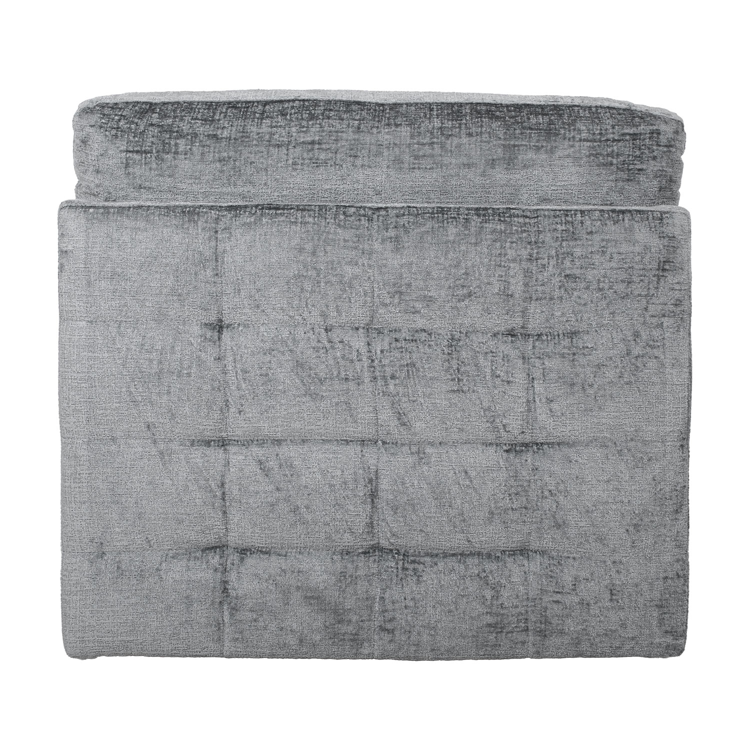 Modulārā dīvāna daļa bez roku balstiem, pelēka, 93 × 91 × 89 cm 3