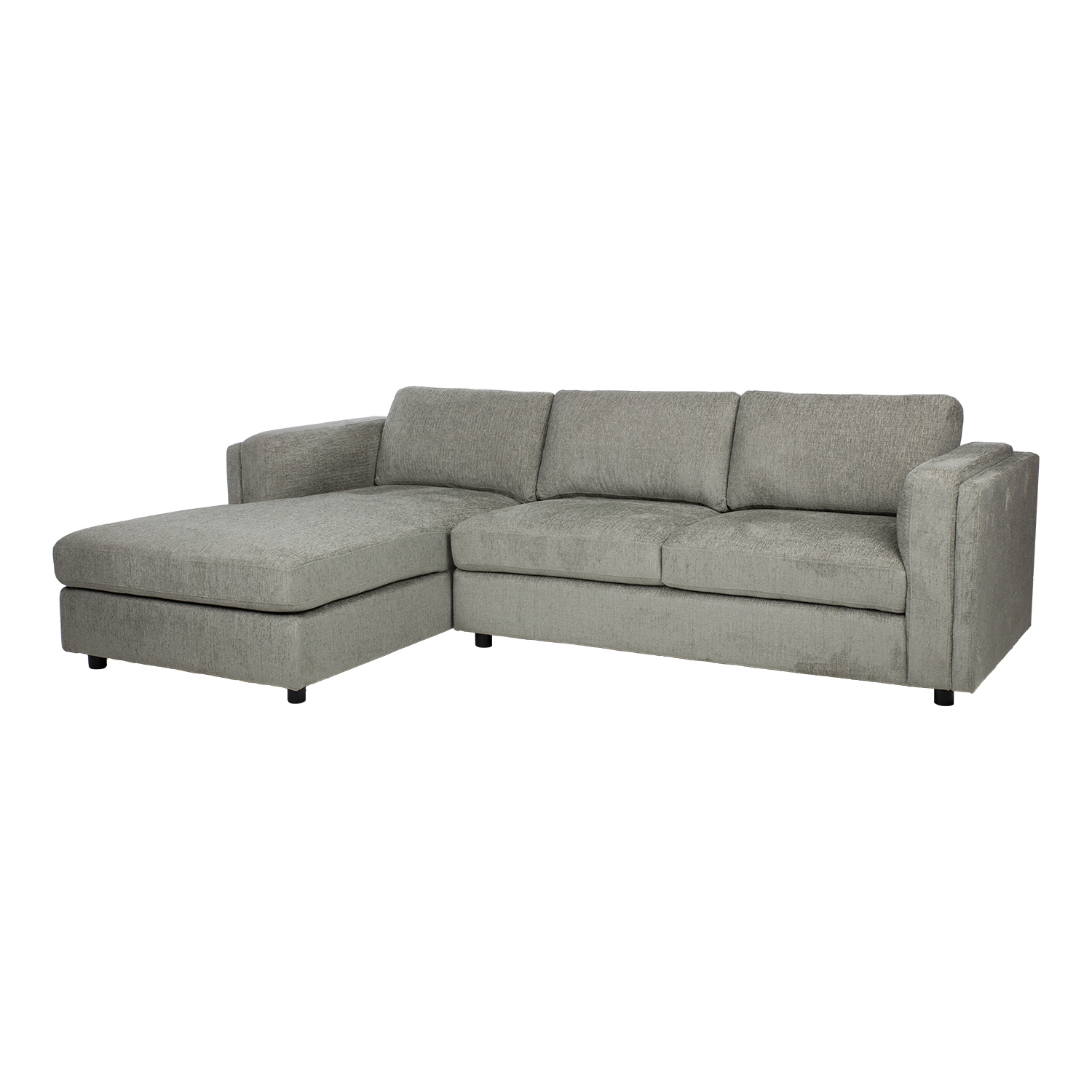 Kampinė sofa, kairinė, žalia, 272 × 174/93 × 83 cm