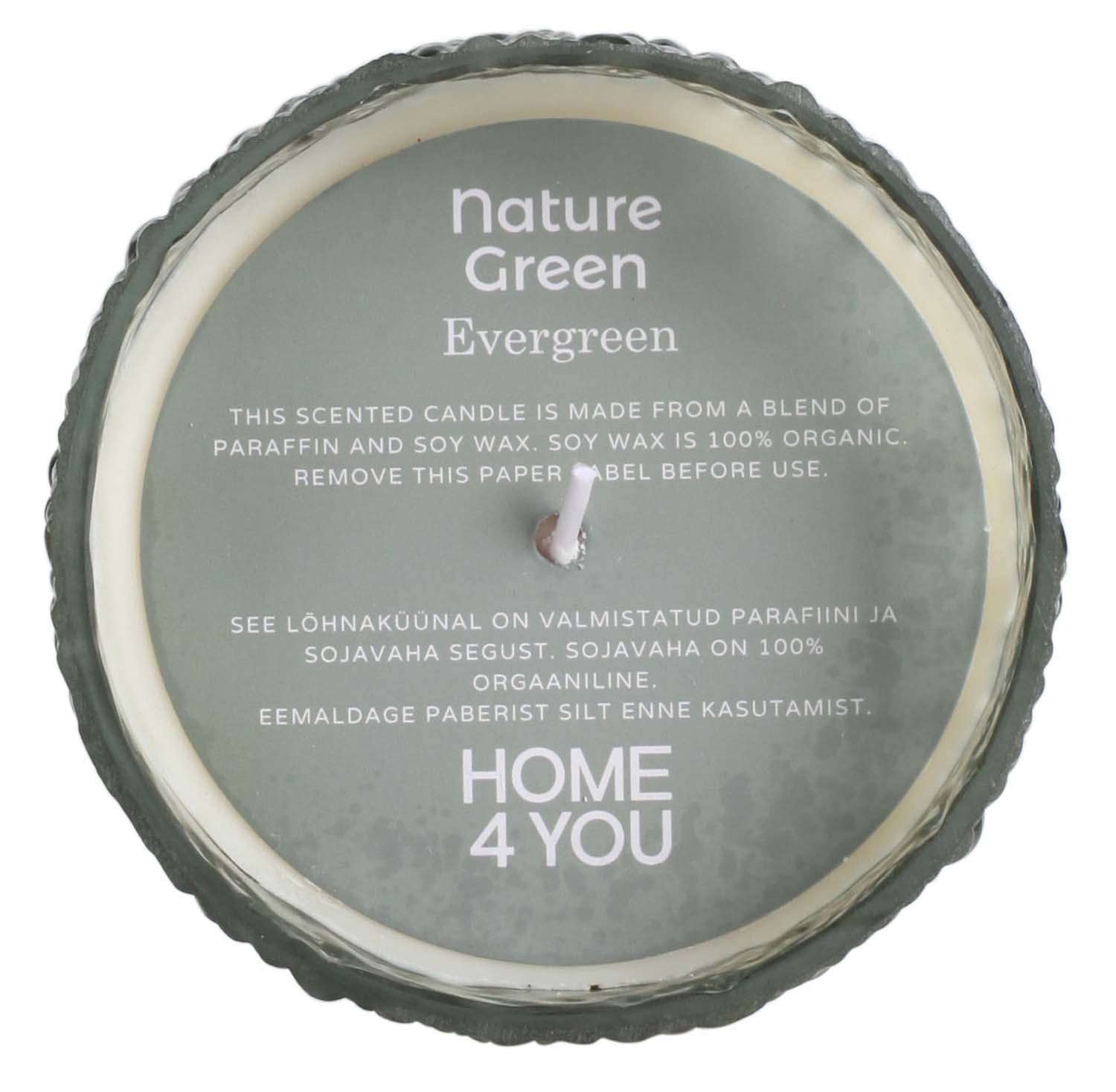 Aromatinė žvakė Evergreen, 10 × 9 cm