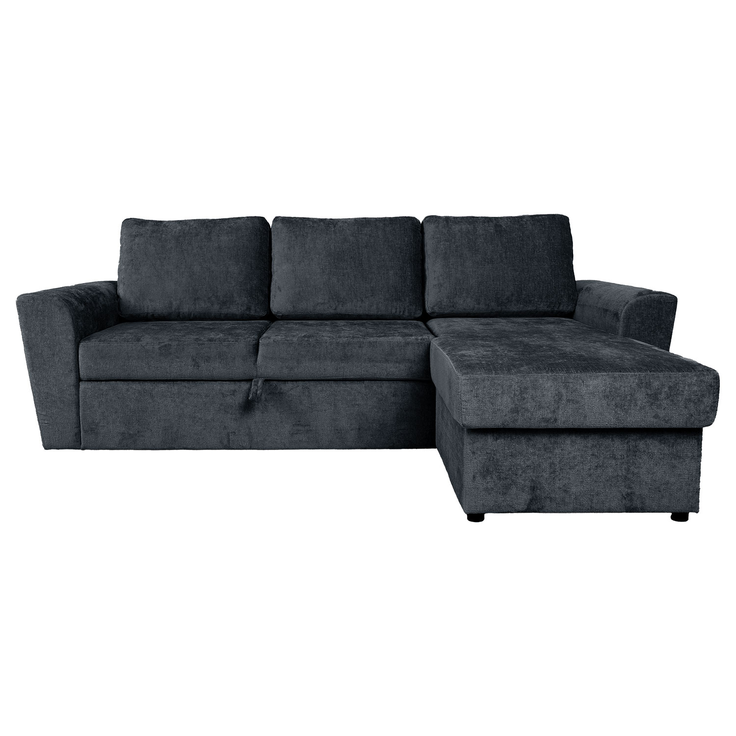 Kampinė sofa-lova INGMAR, antracito pilka, 242 × 168/92 × 92 cm 2