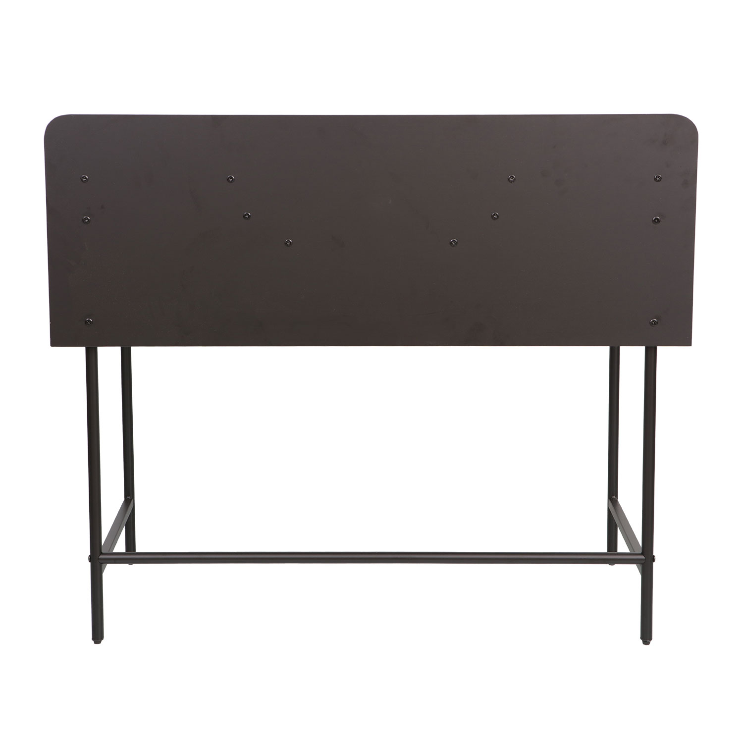 Konsolinis stalas, uosio/juodos spalvos, 100 × 49,5 × 85 cm 3