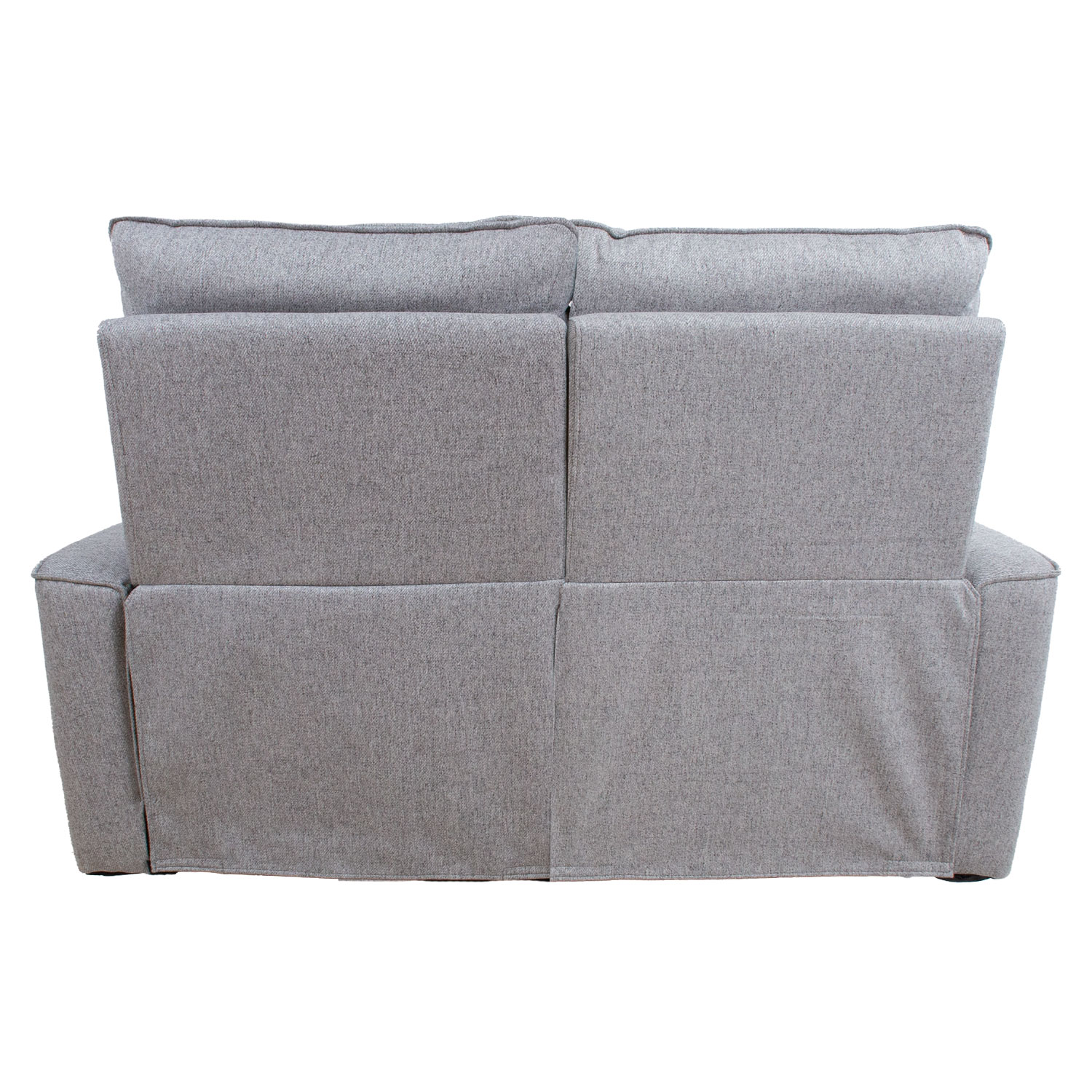 Dvivietė sofa MORA su rankiniu atlošimo mechanizmu, pilka, 150 × 93 × 102 cm 3