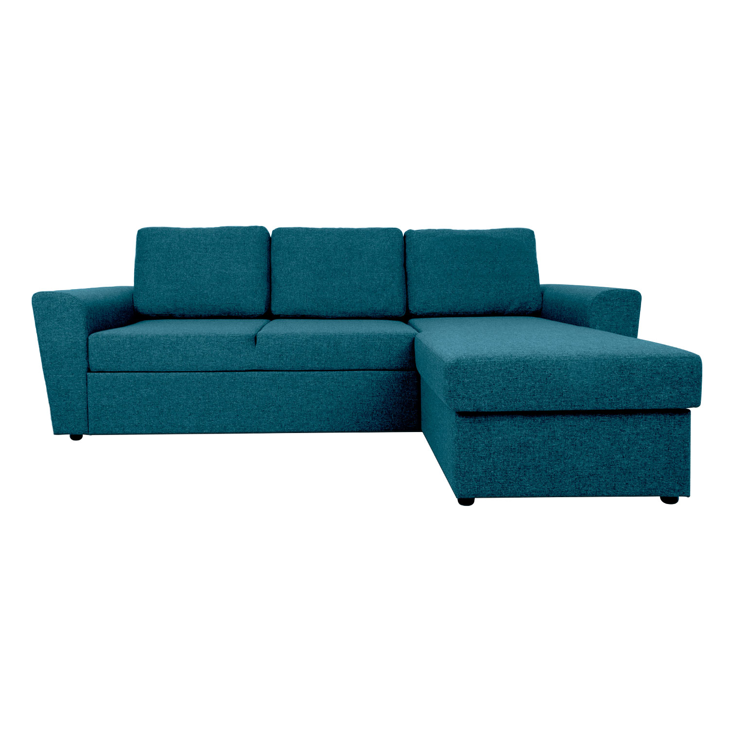 Kampinė sofa-lova INGMAR su daiktadėže ir keičiamu kampu, žalia, 242 × 168/92 × 92 cm 3