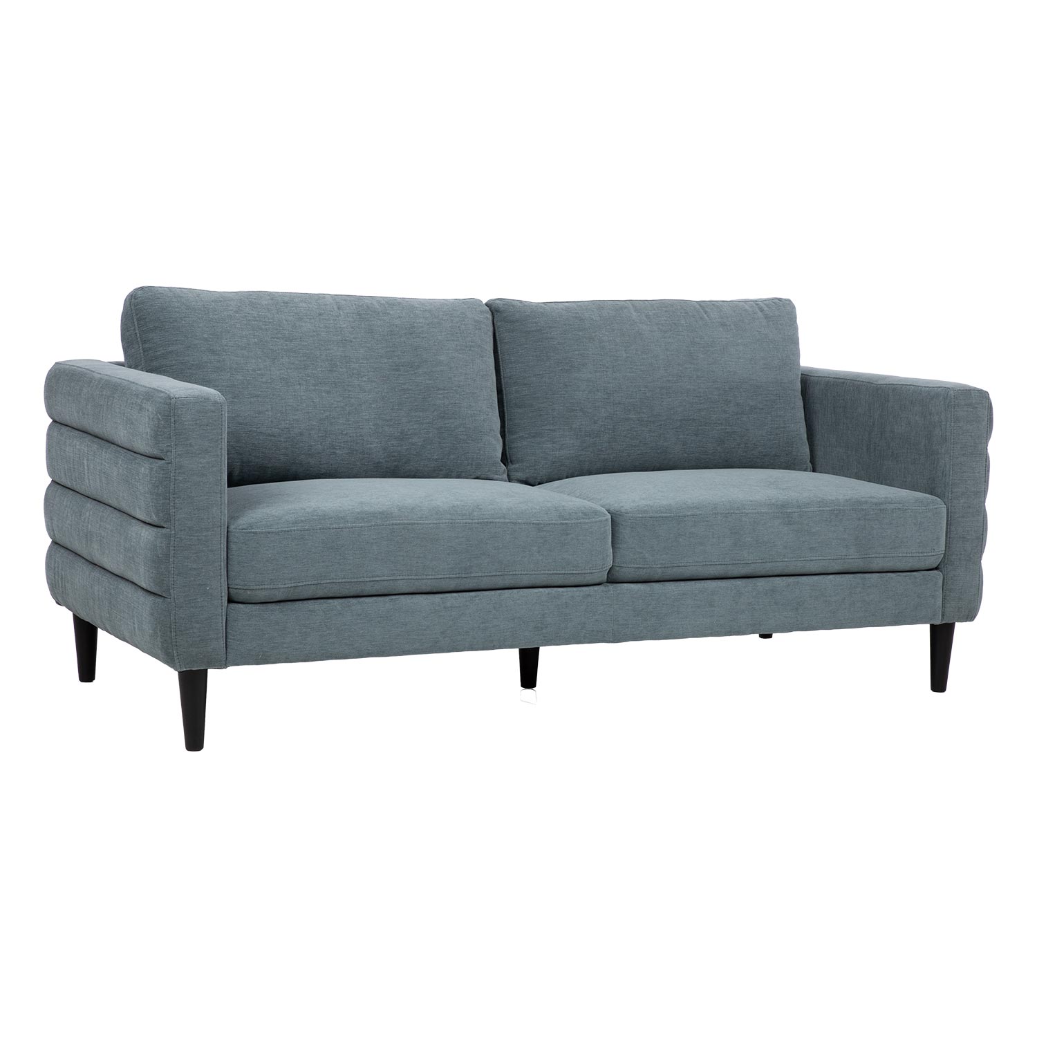 Trivietė sofa, žalsvai pilka, 198 × 86 × 88 cm