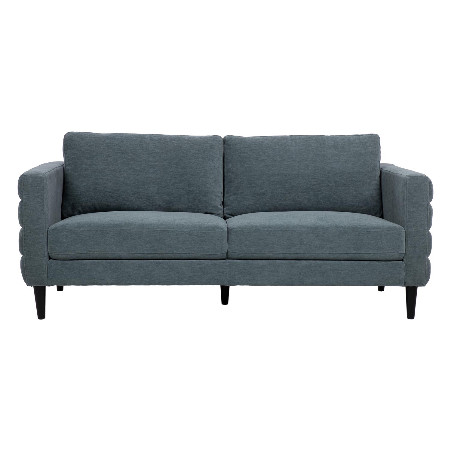 Trivietė sofa, žalsvai pilka, 198 × 86 × 88 cm
