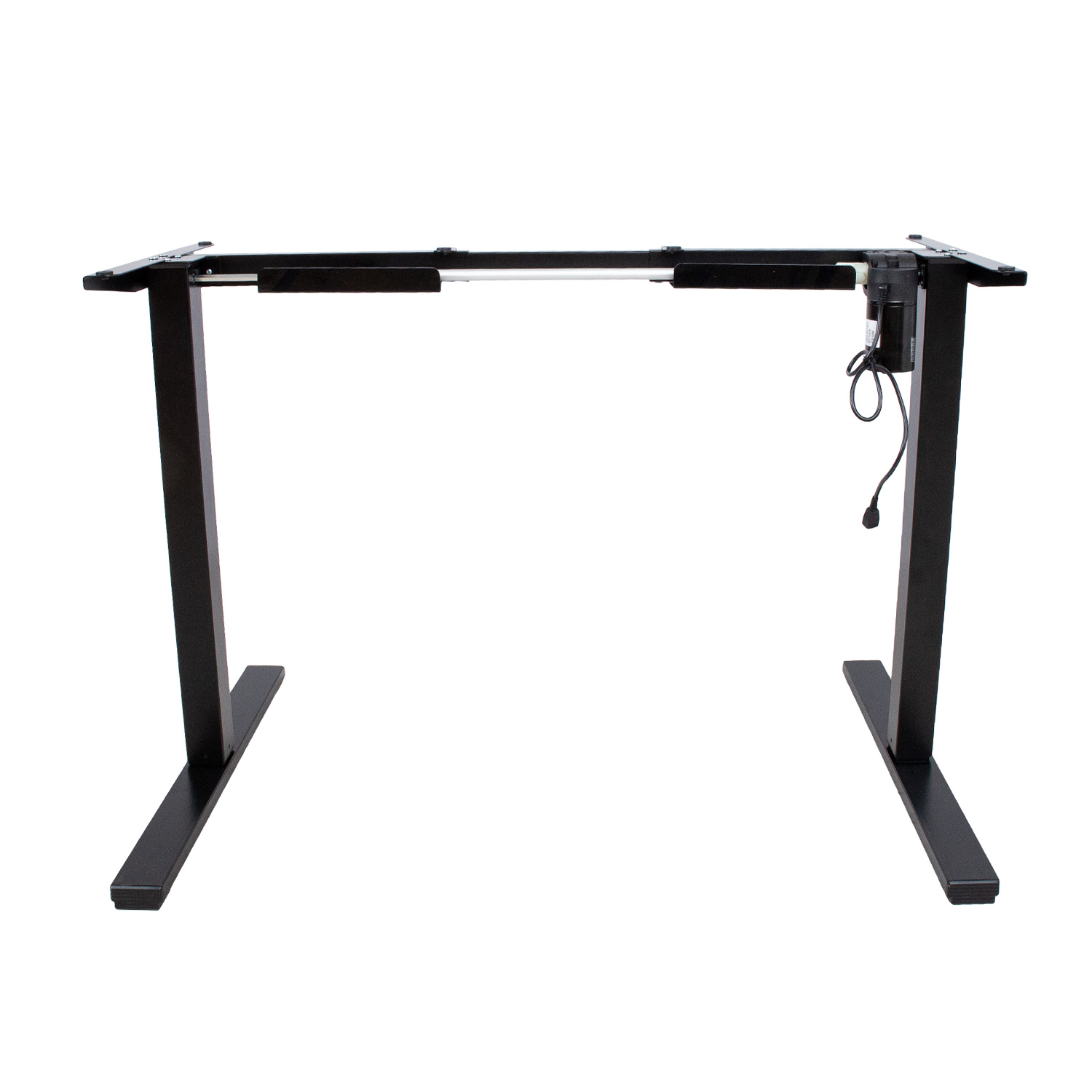 Reguliuojamo aukščio stalo rėmas su 1 varikliu, juodas, 71–116 cm 2