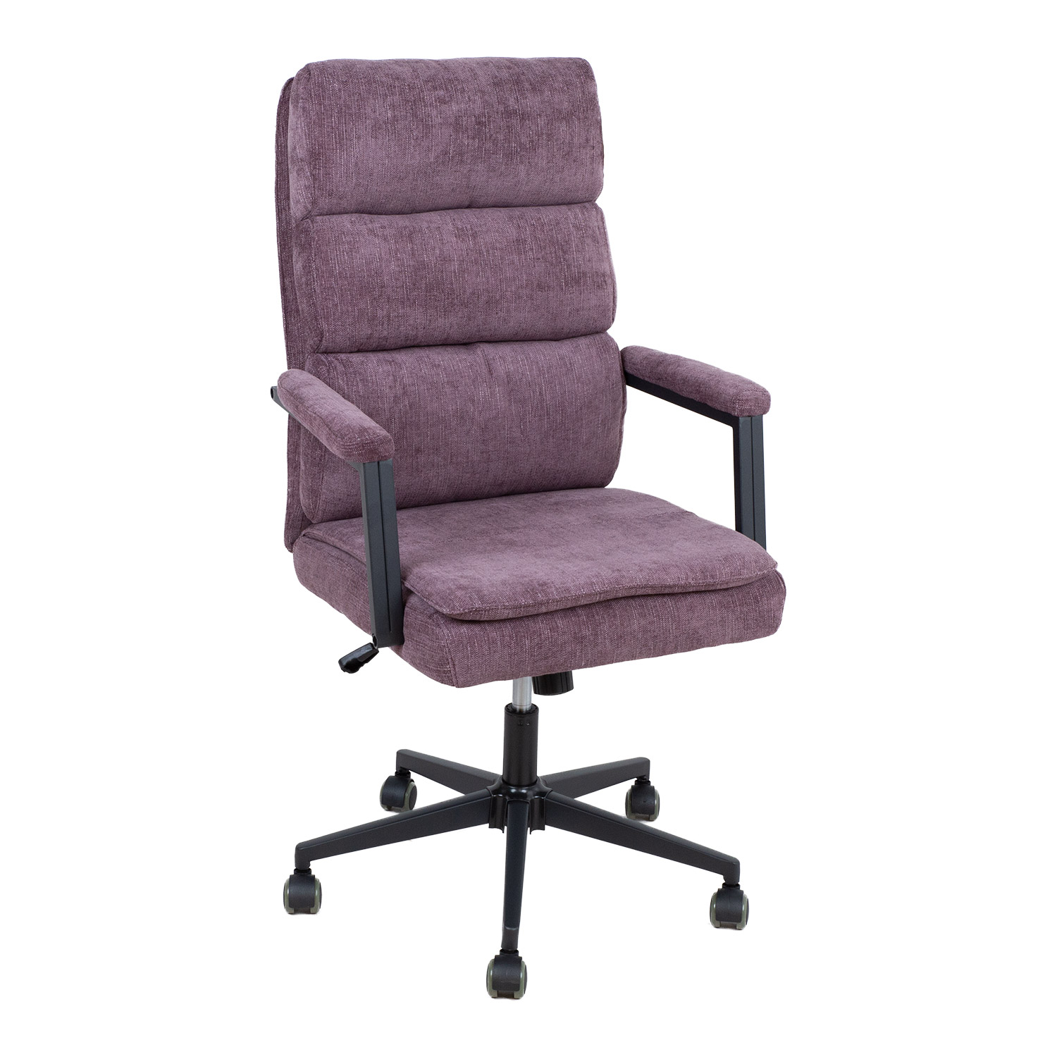 Biuro kėdė su sinchroniniu mechanizmu, violetinė, 65 × 72 × 108–115 cm