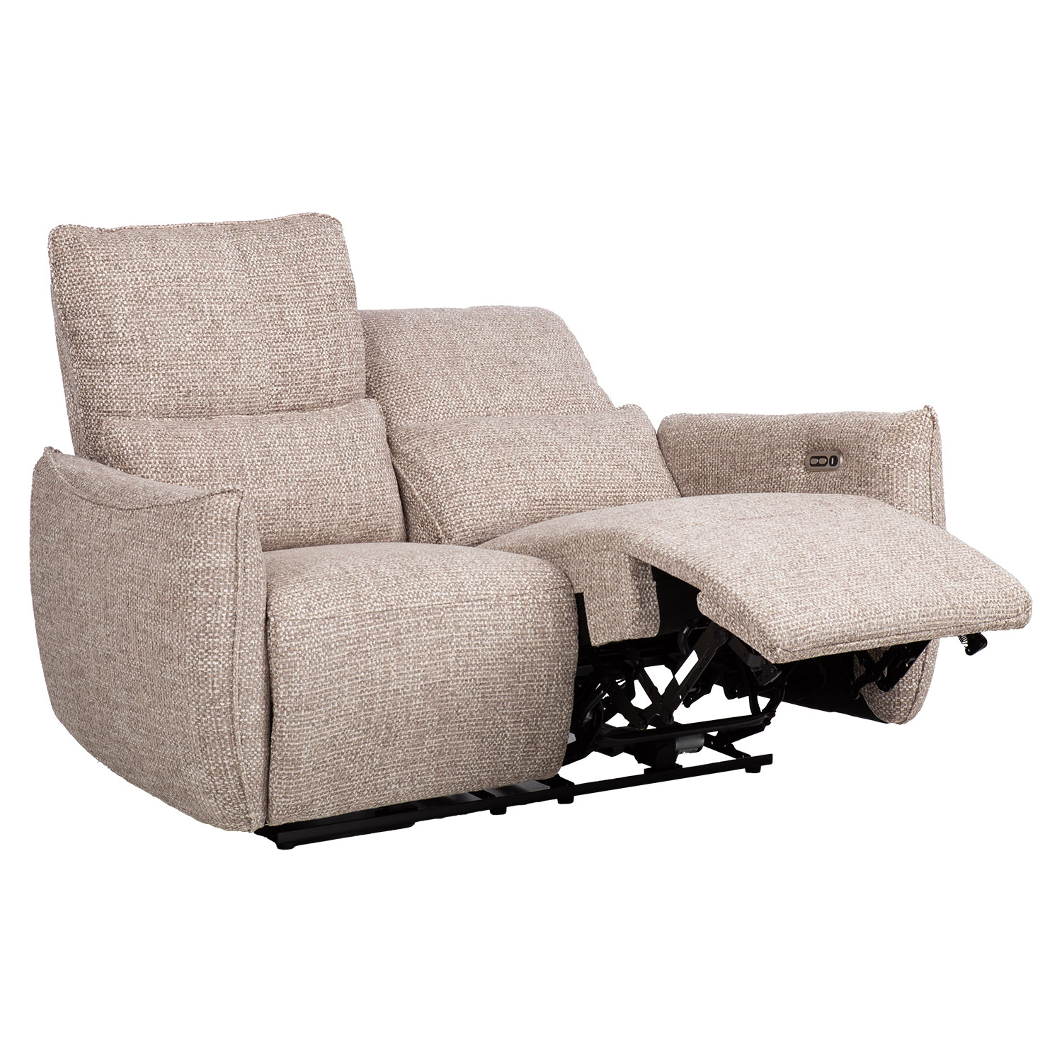 Dvivietė sofa su elektriniu atlošimo mechanizmu, 146 × 89 × 102 cm 2