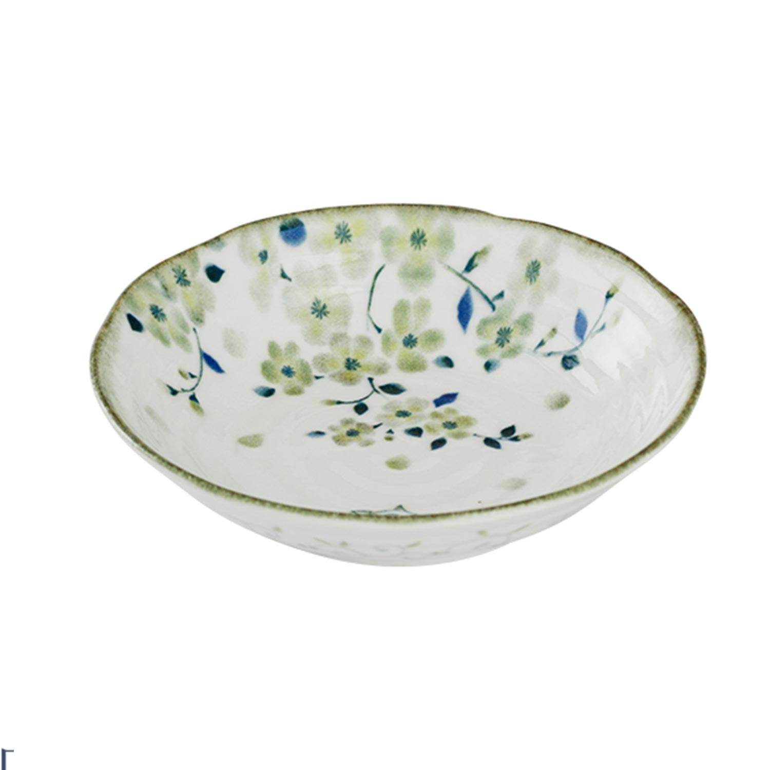 Porcelāna bļodiņa ar kaķa un ķiršu