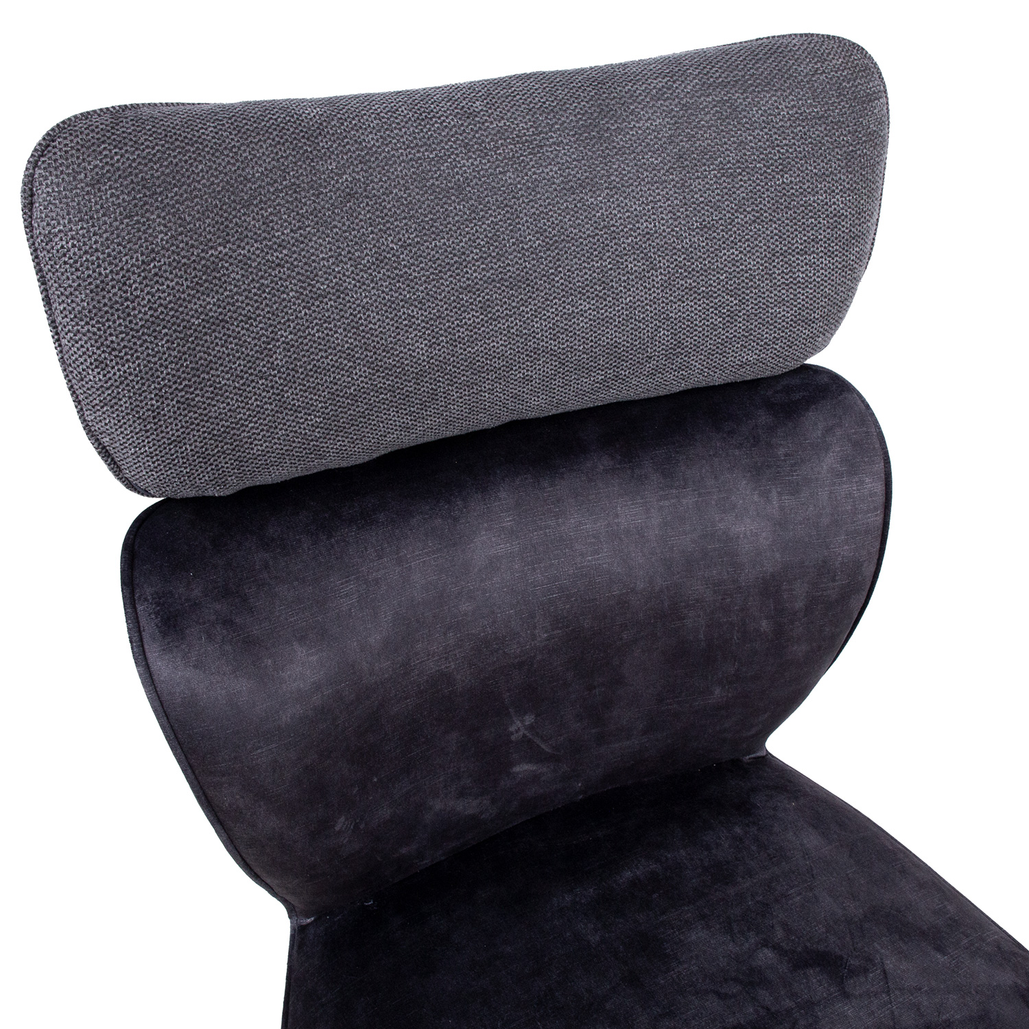 Valgomojo kėdė, tamsiai pilka, 49 × 55 × 89 cm 2