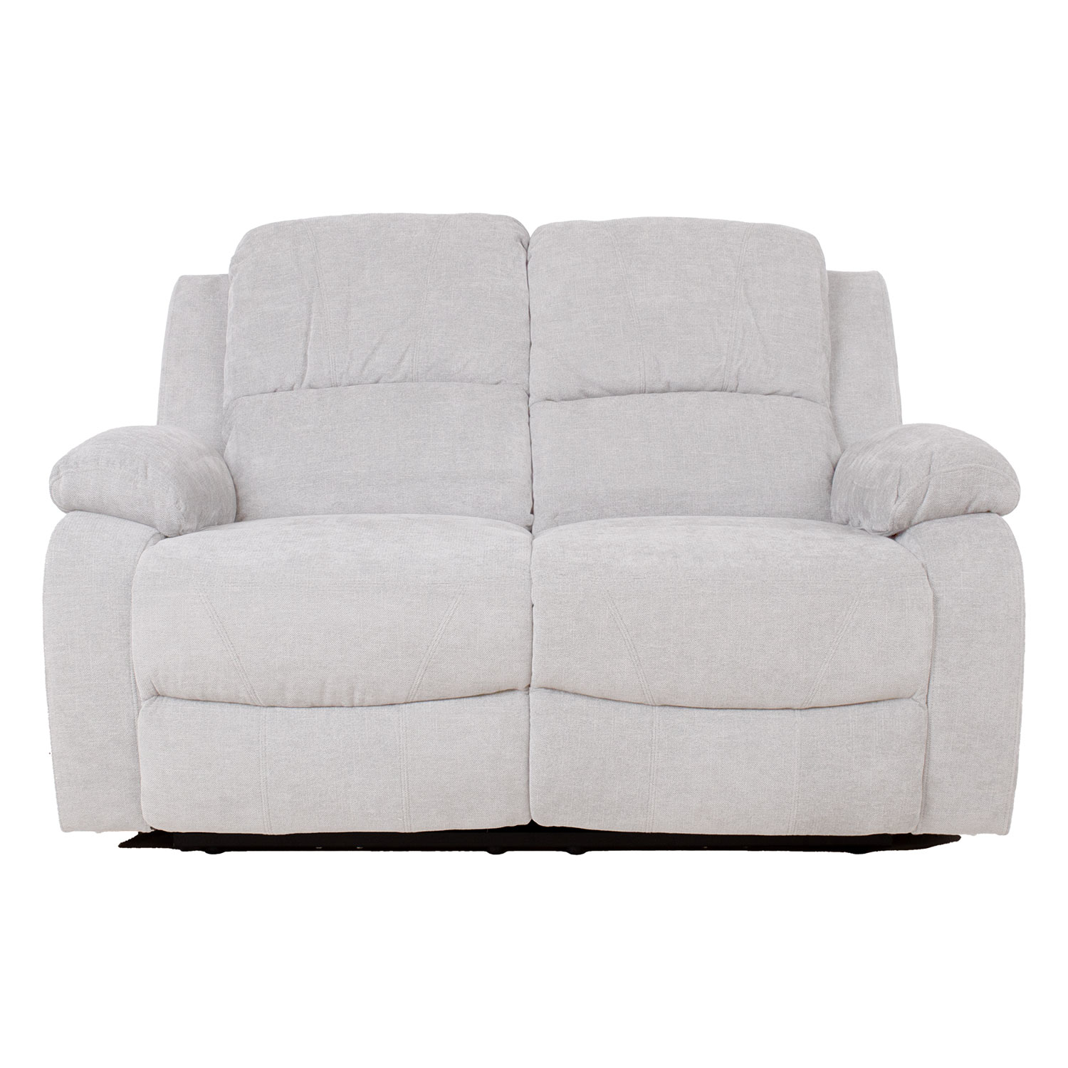 Sofa, 2 vietų elektrinė atlošiama, natūraliai balta, 150 × 96 × 100 cm 2