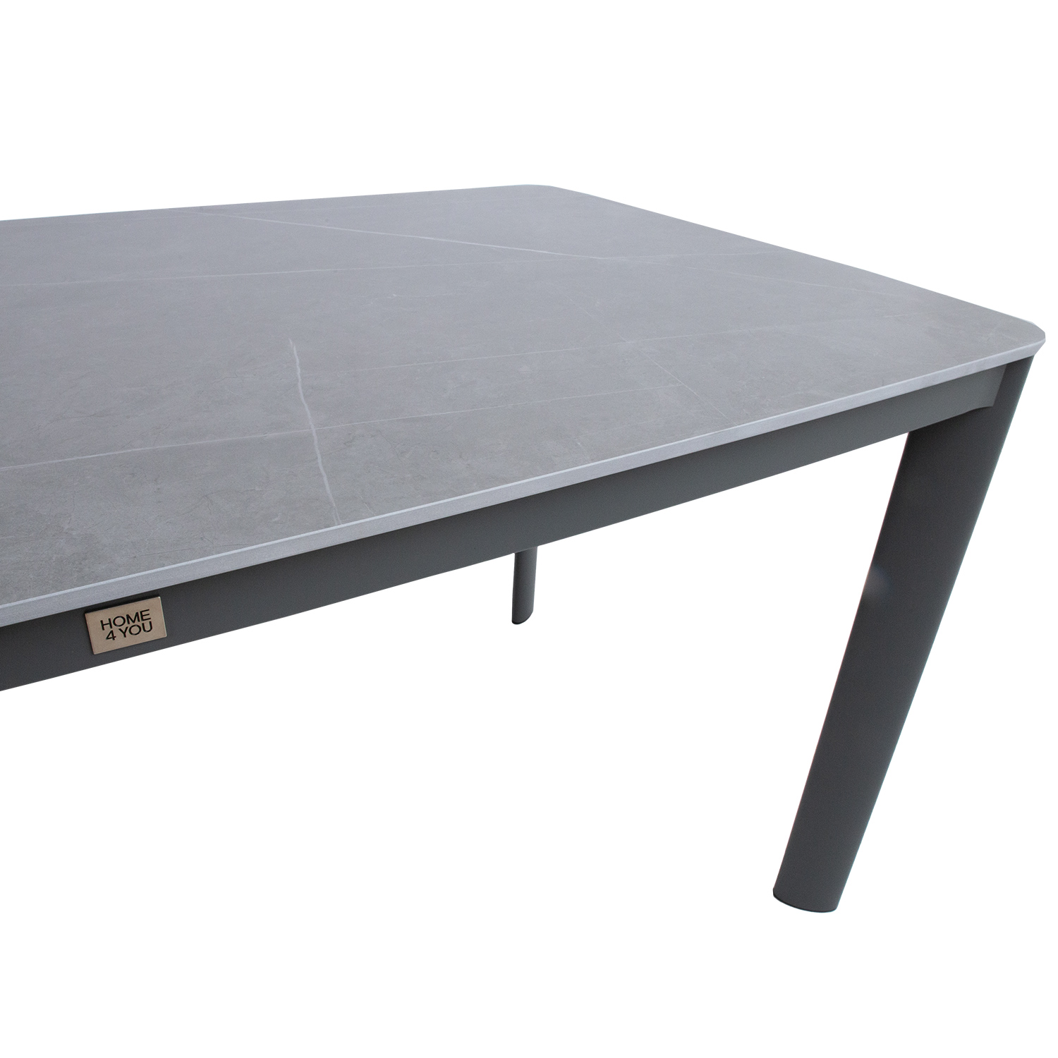 Āra galds, pelēks, 180 × 90 × 75 cm