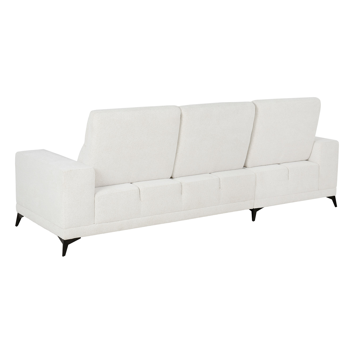 Kampinė sofa DARLA su zigzagine spyruokle, šviesiai smėlinė, 281,5 × 97,5/161 × 104 cm 3
