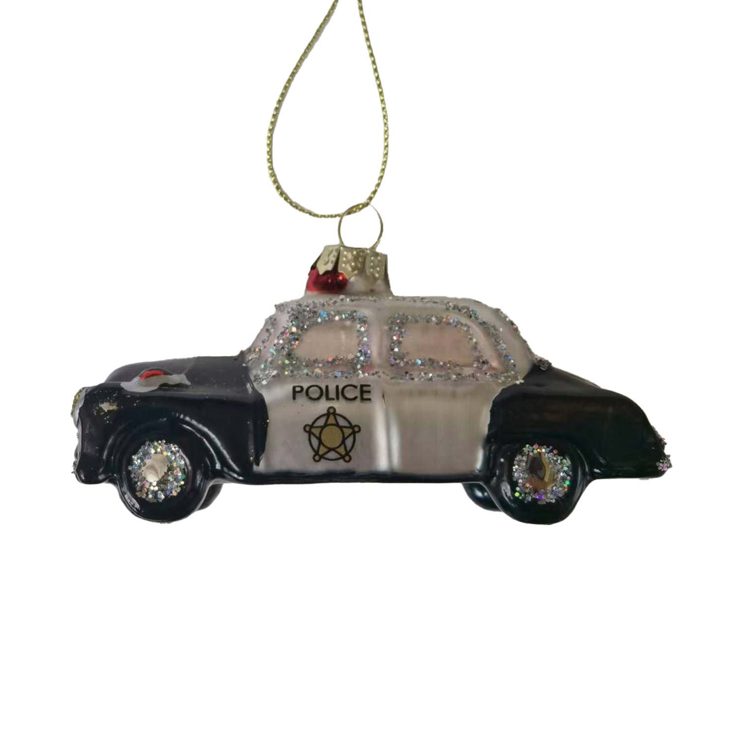 Kalėdų eglutės žaisliukas, stiklinis, 10,5 cm