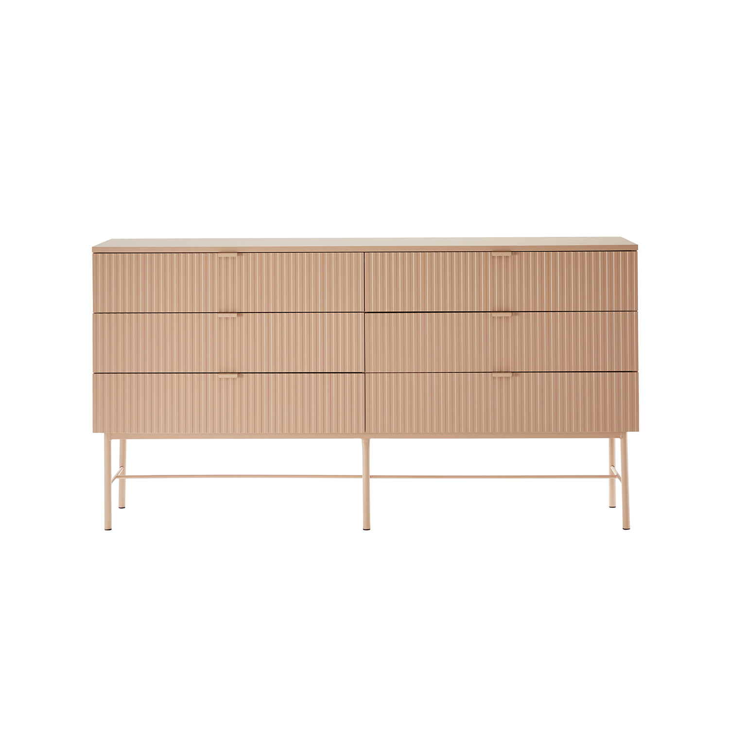 Komoda, kapučino, 158 × 40 × 83 cm