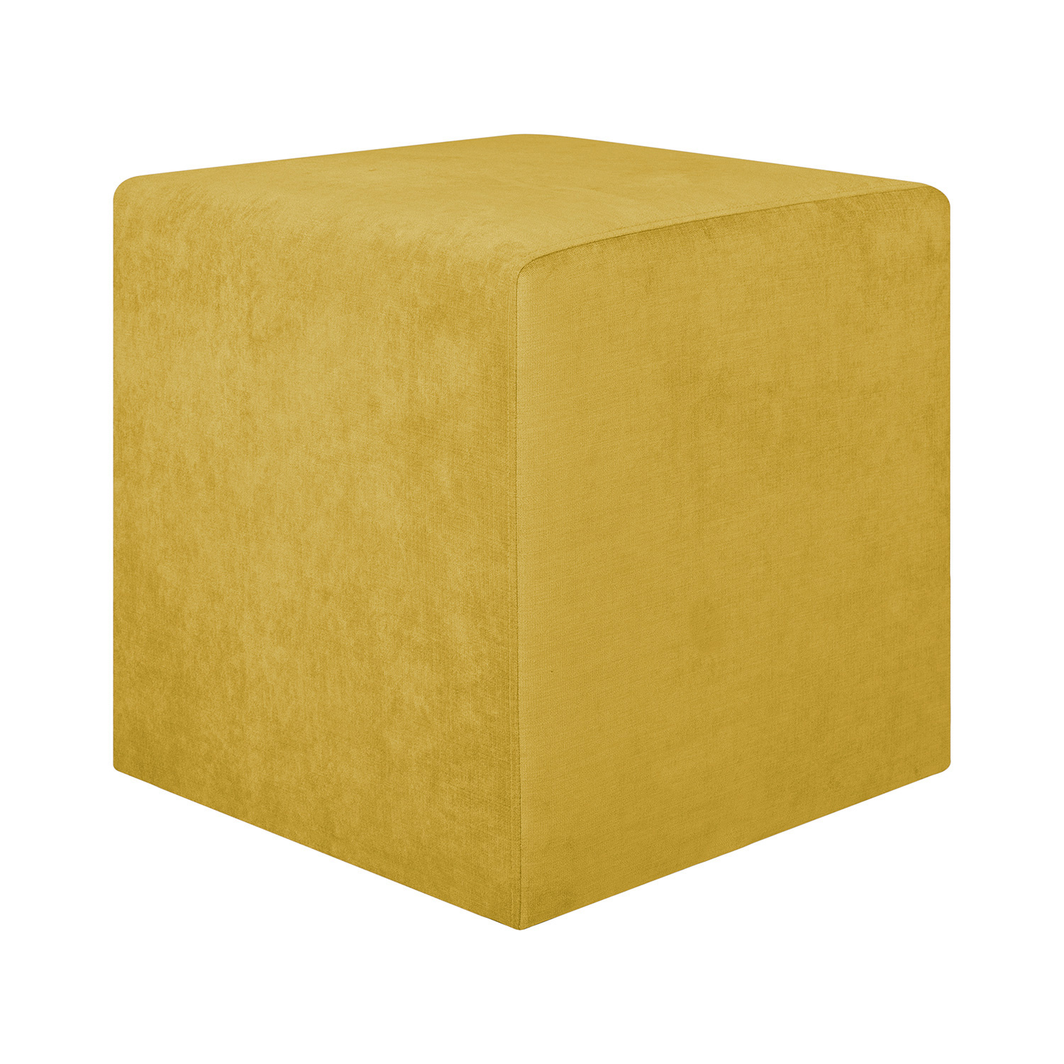 Pufas LYN, geltonas, 45 × 45 × 45 cm