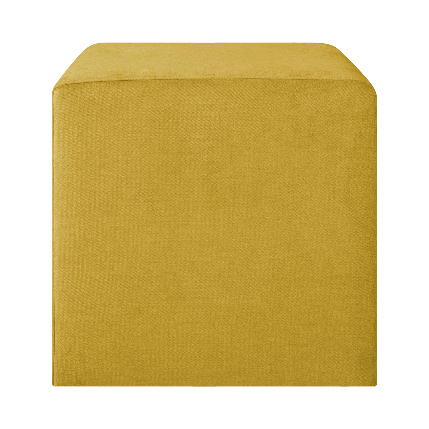 Pufas LYN, geltonas, 45 × 45 × 45 cm