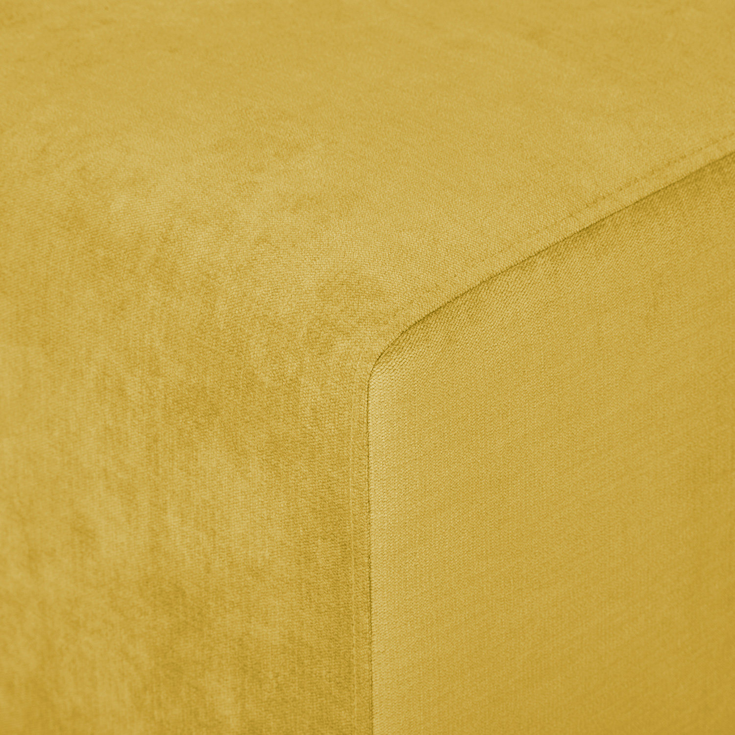 Pufas LYN, geltonas, 45 × 45 × 45 cm 3