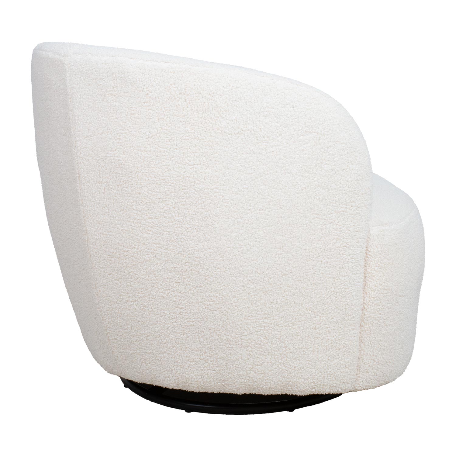 Fotelis, 360° besisukantis, baltas, 84 × 82 × 75 cm 2