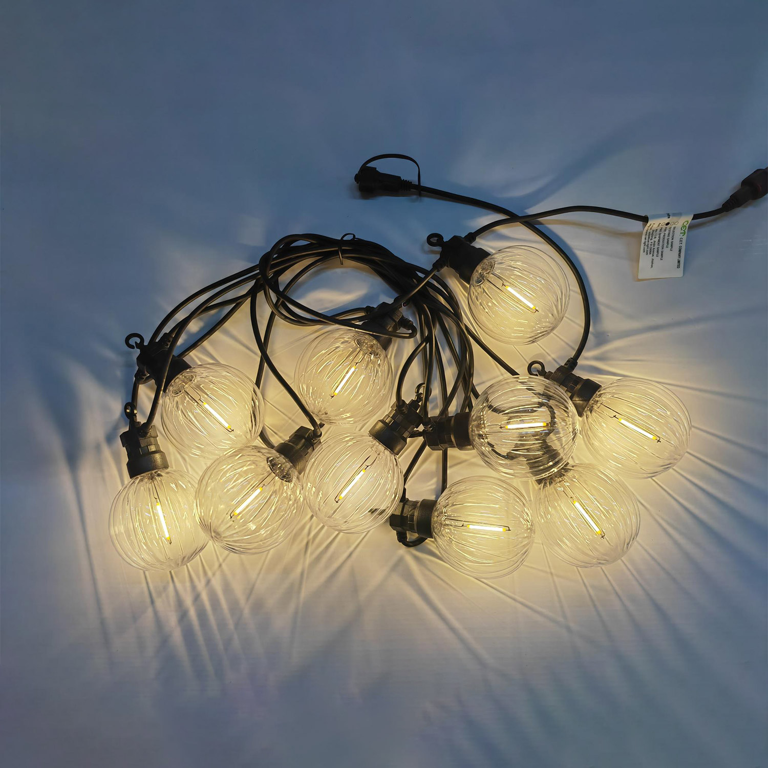 LED spuldžu virtene, 10 gab., 4,5 m