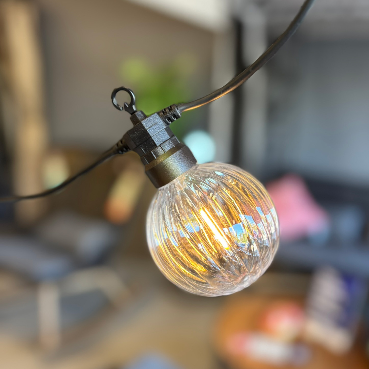 LED spuldžu virtene, 10 gab., 4,5 m 2