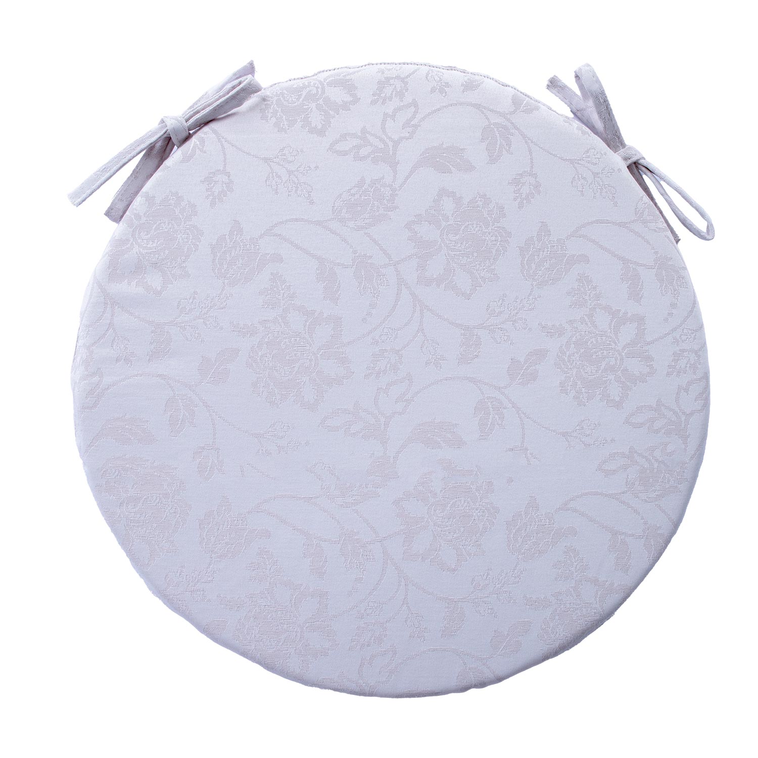 Kėdės pagalvėlė su porolono plokšte, šviesiai violetinė, Ø 38 cm