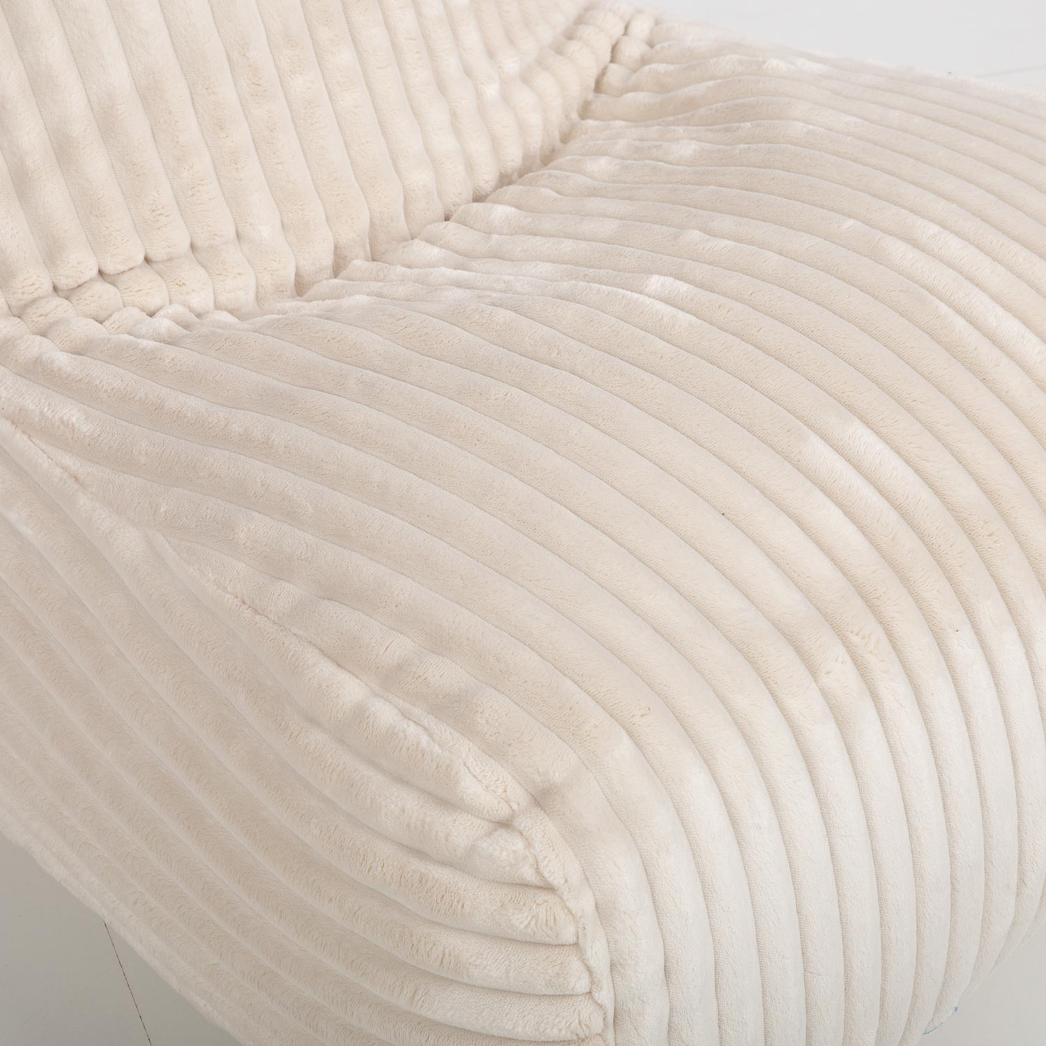 Sėdmaišis, baltas, 85 × 80 × 30/75 cm