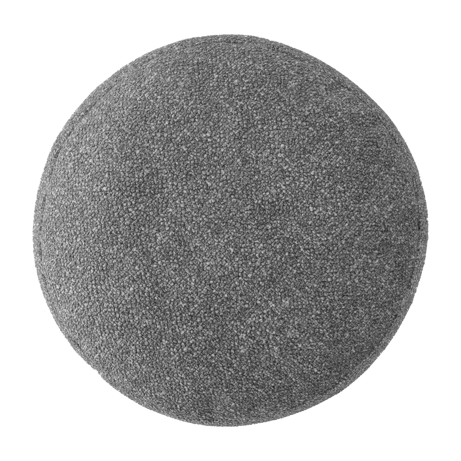 Pufas , pilkas, Ø 44 × 18 cm