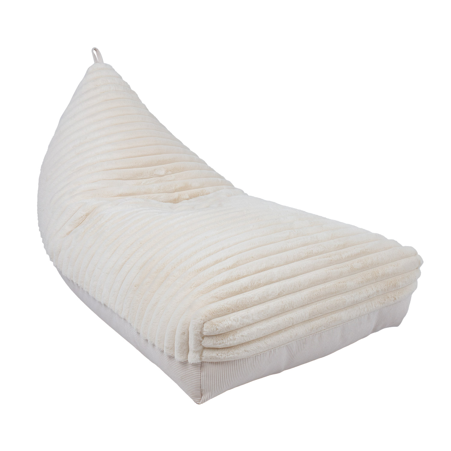 Sėdmaišis, baltas, 130 × 80 × 20/70 cm