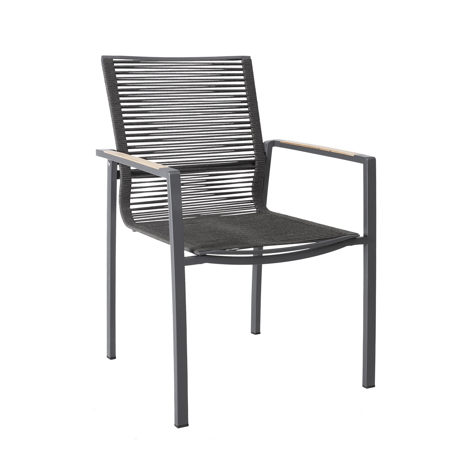 Lauko valgomojo komplektas su 8 kėdėmis, pilkas, 220 × 100 × 76 cm