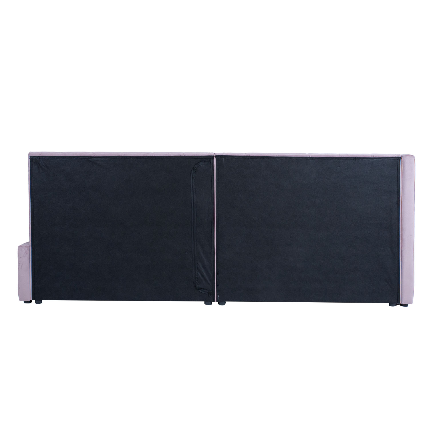 Lova su čiužiniu HARMONY UNO, rožinė, 104 x 214 x 84,5 cm 3