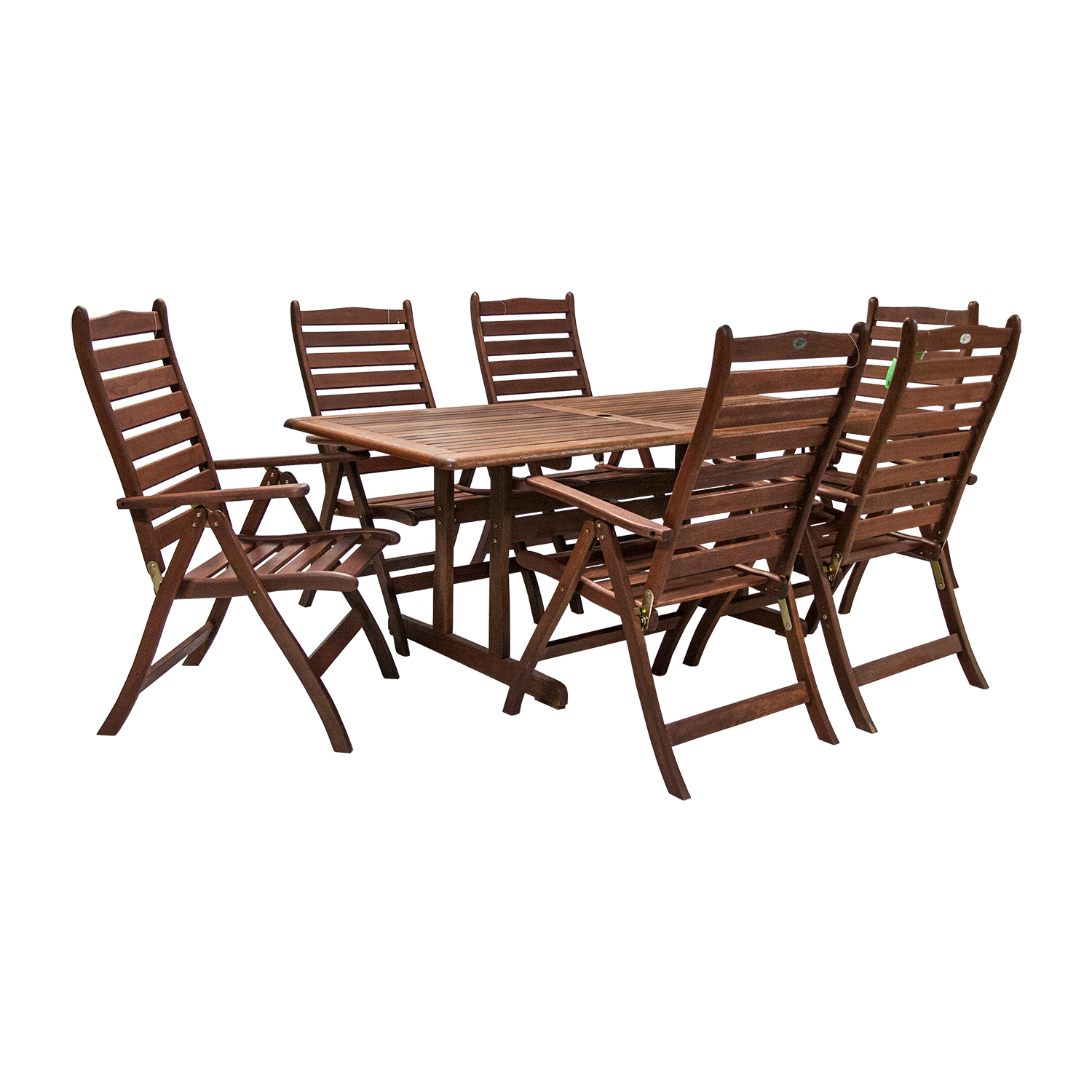 Lauko baldų komplektas 180 × 90 × 74 cm, 7 vnt.