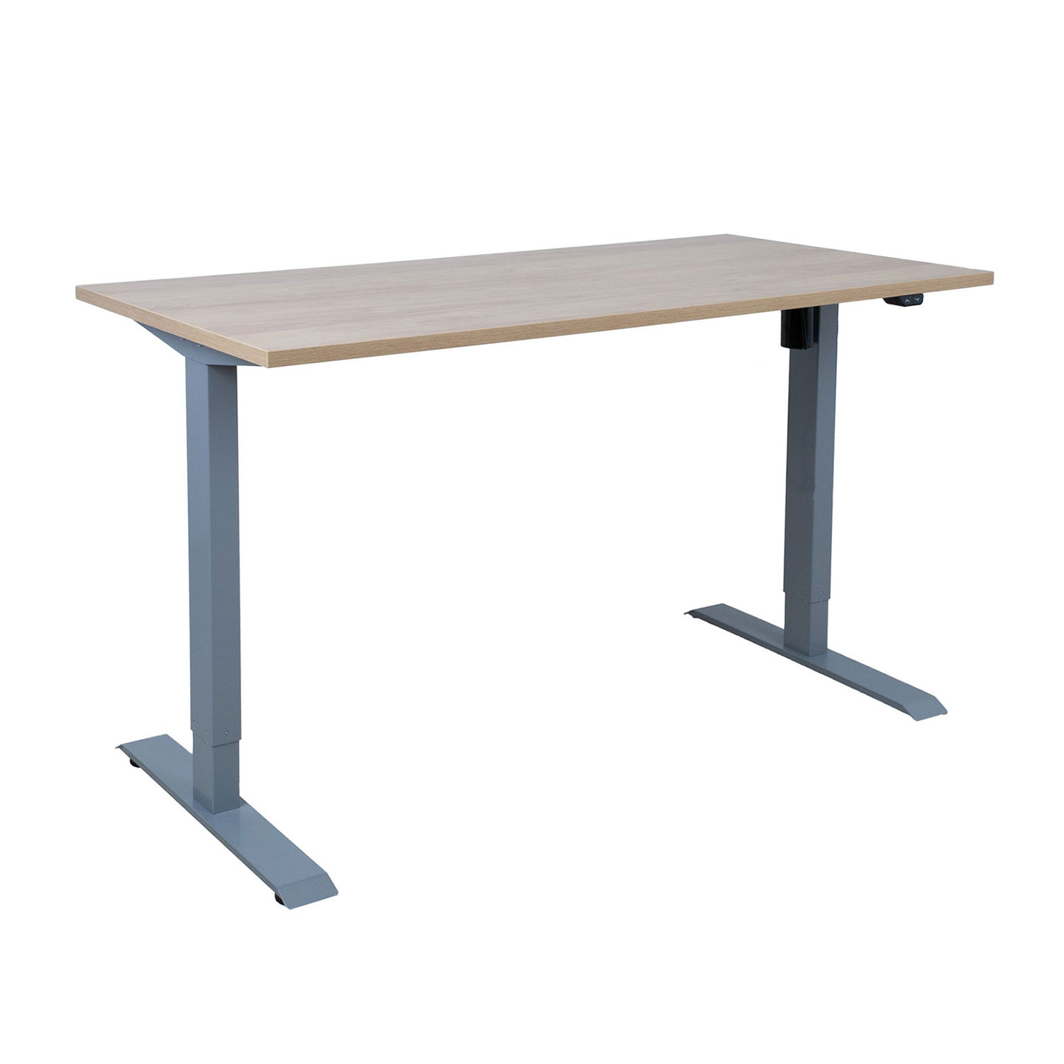 Reguliuojamo aukščio stalas su 1 varikliu 140 × 70 cm, aukštis 71–121 cm