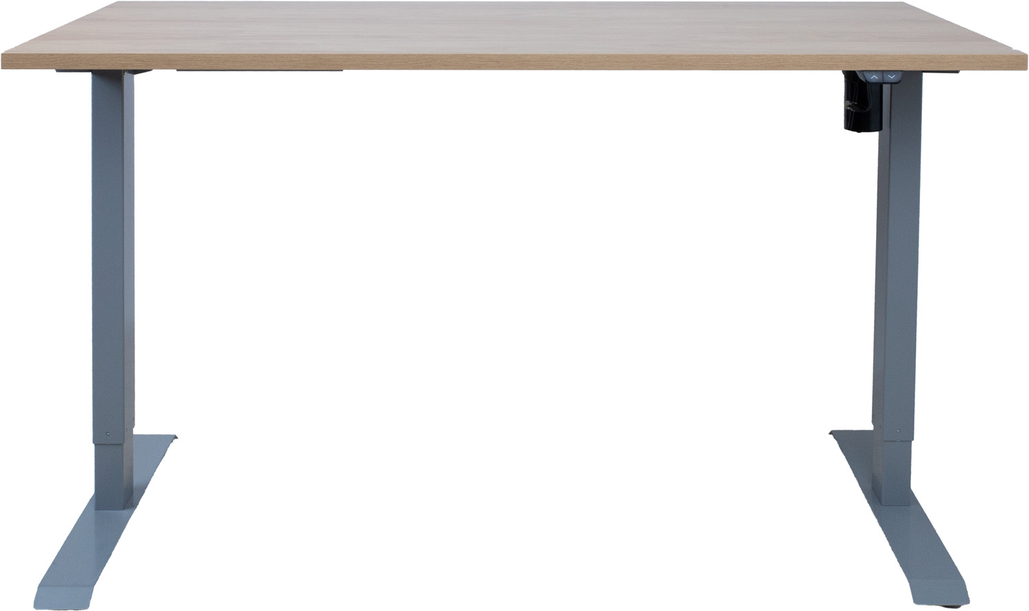 Reguliuojamo aukščio stalas su 1 varikliu 140 × 70 cm, aukštis 71–121 cm