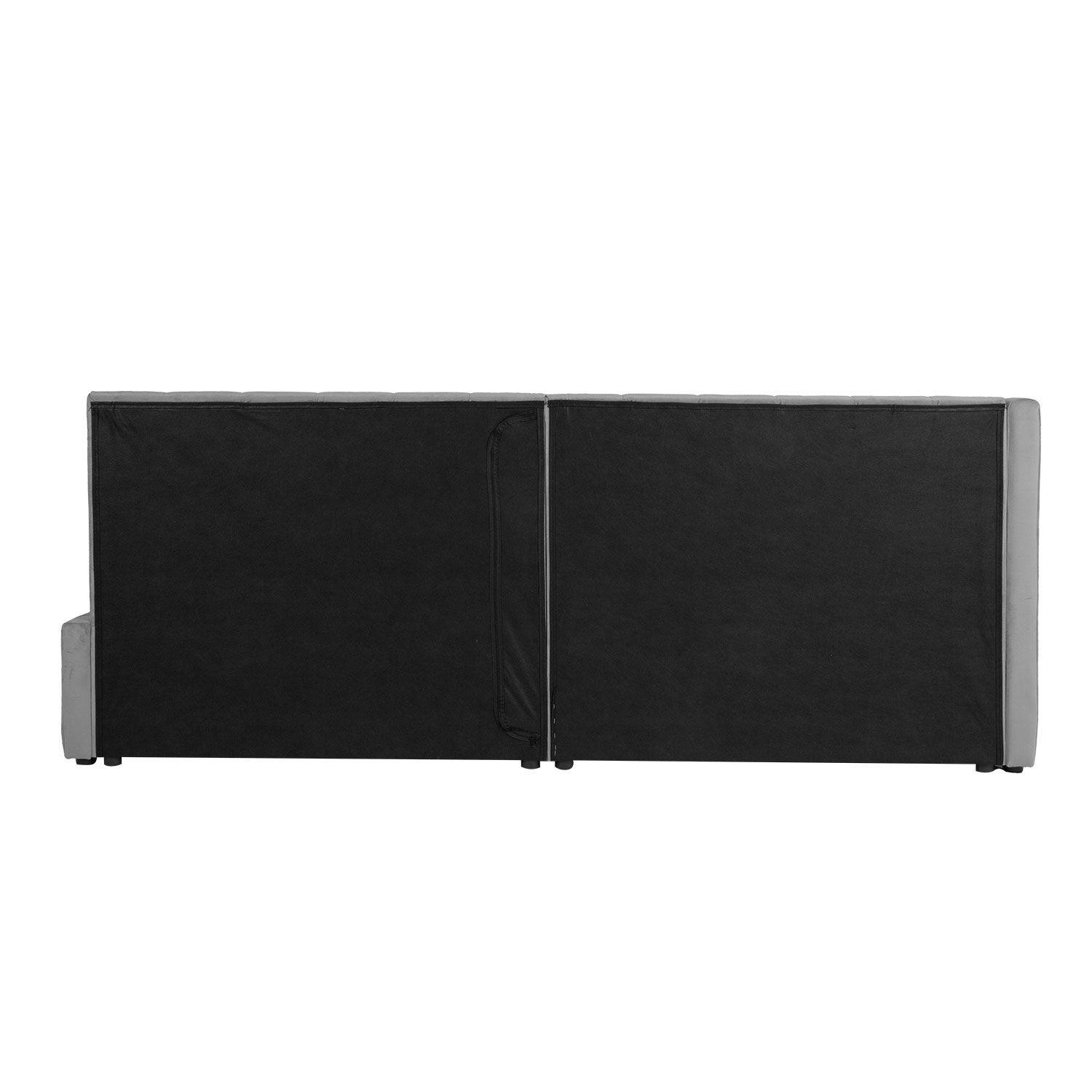 Lova su čiužiniu HARMONY UNO, pilka, 104 × 214 × 84,5 cm 3