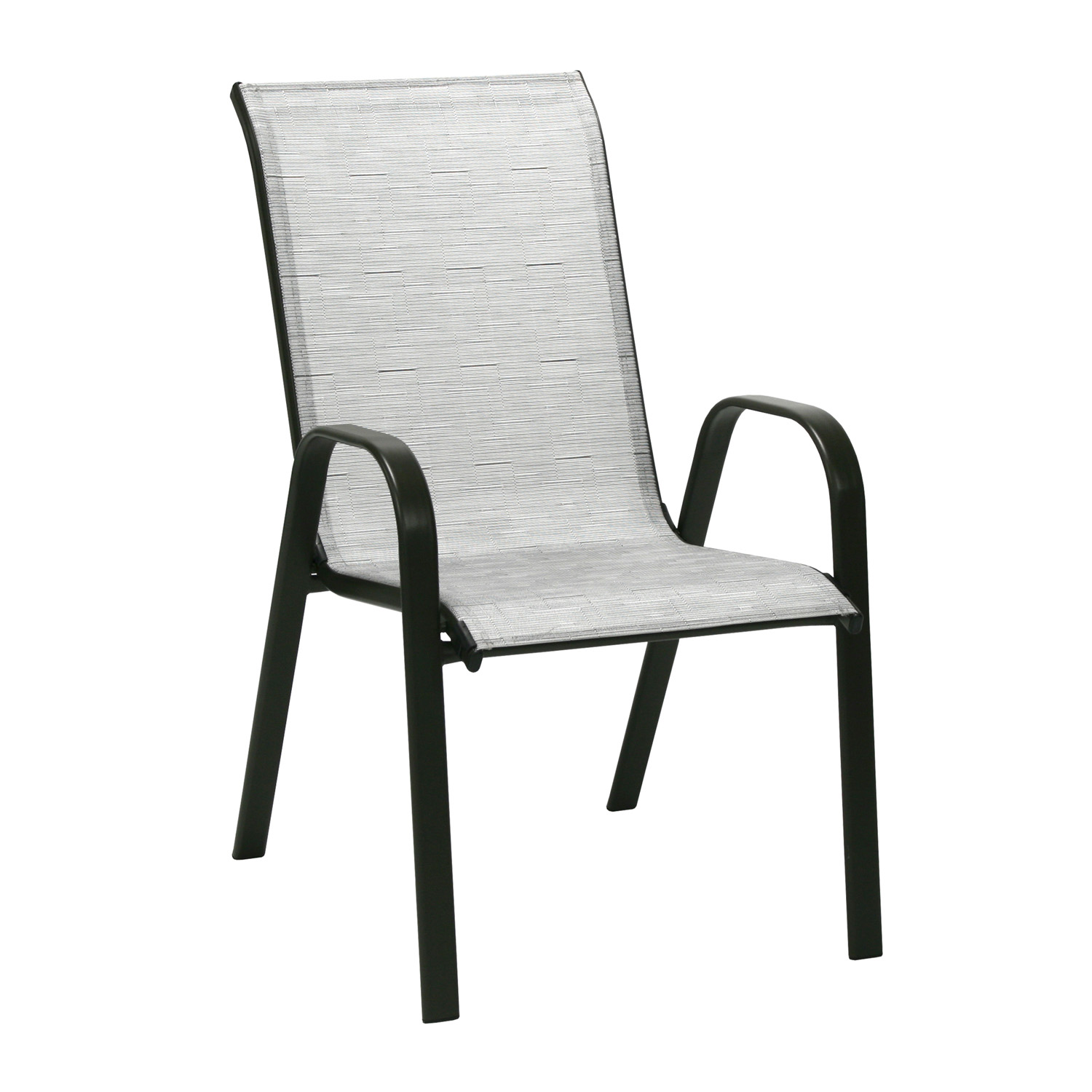 Sodo baldų komplektas su stalu ir 4 kėdėmis, tamsiai rudas, stalas Ø90 × 71 cm