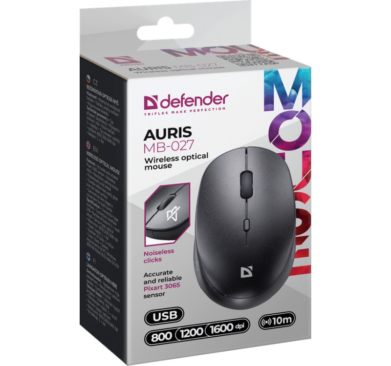 Belaidė pelė defender auris mb-027