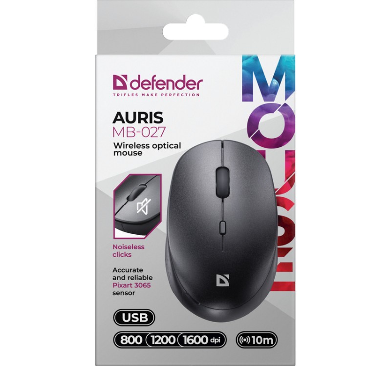 Belaidė pelė defender auris mb-027