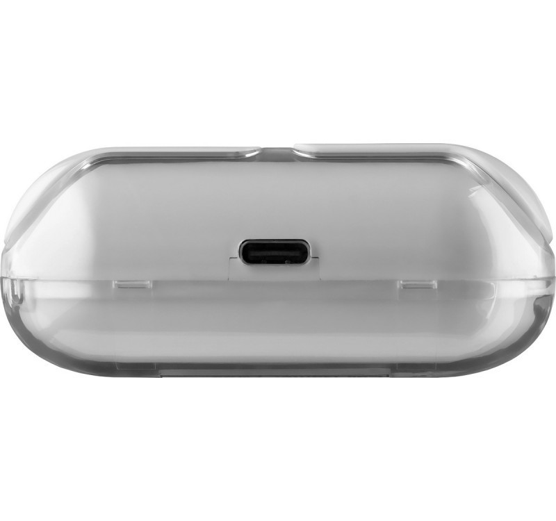 Belaidės ausinės su mikrofonu ir garso valdymu, baltos, bluetooth 5.0, tws
