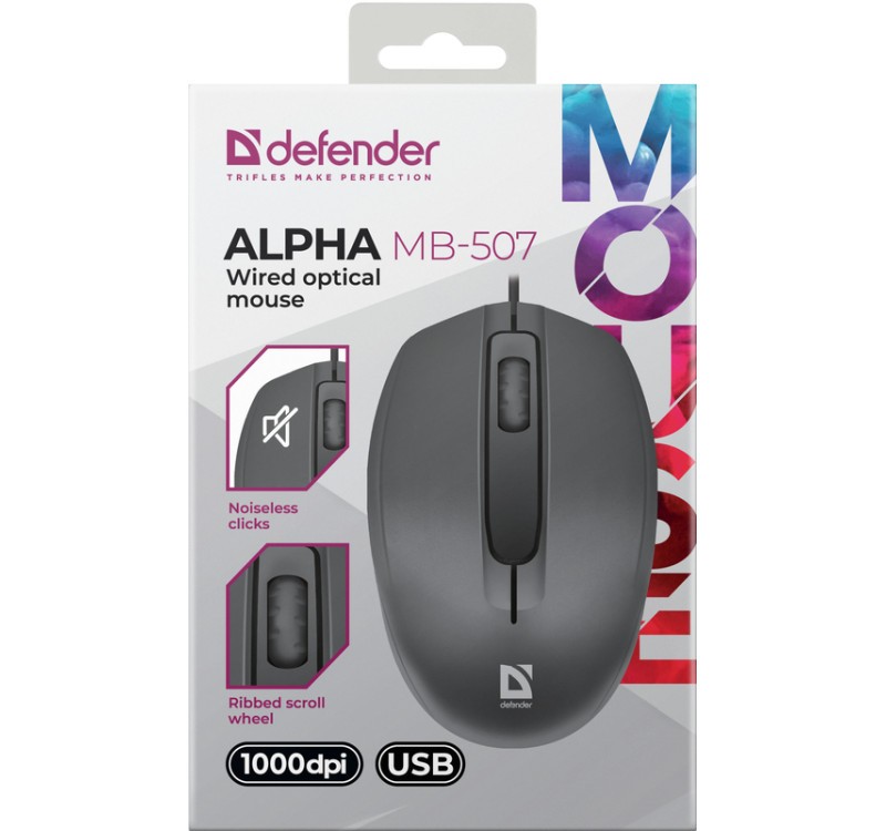 Laidinė pelė optinė pelė defender alpha mb-507